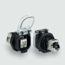 493080 - Actuator sensor interface - RJ45 panel connector with hinged lid